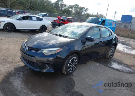 2016 Toyota Corolla Le из США, поврежденный, VIN 2T1BURHE9GC720754